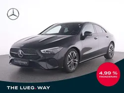 Schwarz metalliclack kosmossch Gebraucht 2025 Mercedes CLA180 Progressive Limousine | 36.350 € (Fairer Preis)