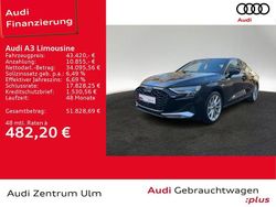 Mythosschwarz metallic (metallic) Gebraucht 2024 Audi A3 S-Line Limousine | 43.420 € (Teuer)