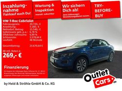 5z ravennablau metallic Gebraucht 2020 VW T-Roc Cabriolet Style Cabrio | 20.720 € (Fairer Preis)