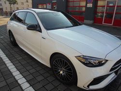 Weiß Gebraucht 2022 Mercedes C300 AMG Limousine | 42.990 € (Etwas zu teuer)