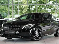 Schwarz Gebraucht 2017 Mercedes A180 AMG line Limousine | 18.900 € (Etwas zu teuer)