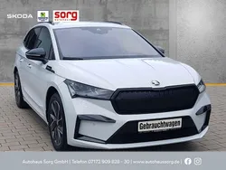 Weiss Gebraucht 2023 Skoda Enyaq iV SportLine SUV | 39.990 € (Guter Preis)