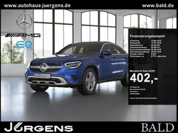 Brillantblau metallic Gebraucht 2021 Mercedes GLC300e Coupé | 42.660 € (Superpreis)