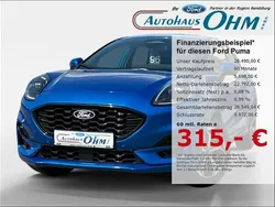 Blau Neu 2025 Ford Puma Gen-E ST-Line SUV | 28.490 € (Etwas zu teuer)