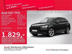 Mythosschwarz metallic Gebraucht 2023 Audi SQ7 Ambiente SUV | 86.659 € (Etwas zu teuer)