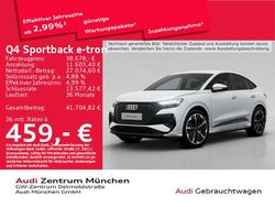 Gletscherweiß metallic Gebraucht 2023 Audi Q4 e-tron S-Line SUV | 38.678 € (Etwas zu teuer)