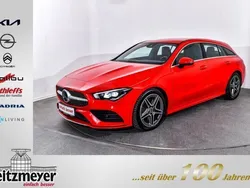 Rot Gebraucht 2019 Mercedes CLA220 Shooting Brake AMG line Kombi | 29.990 € (Teuer)