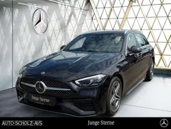 Unilack schwarz Gebraucht 2024 Mercedes C220 AMG Kombi | 41.989 € (Fairer Preis)