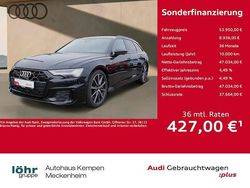 Mythosschwarz metallic Gebraucht 2024 Audi A6 S-Line Kombi | 53.949 € (Teuer)