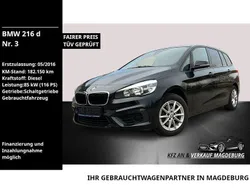 Schwarz Gebraucht 2016 BMW 216 Gran Tourer Sport Line Van / Kleinbus | 8.900 € (Fairer Preis)