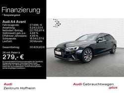 Mythosschwarz metallic Gebraucht 2022 Audi A4 S-Line Kombi | 27.999 € (Guter Preis)