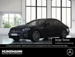Obsidianschwarz metallic Gebraucht 2021 Mercedes E200 AMG Limousine | 38.060 € (Fairer Preis)