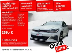 Pure white Gebraucht 2019 VW Golf VII GTI Limousine | 19.820 € (Superpreis)
