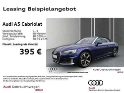 Navarrablau metallic/verdeck s Gebraucht 2024 Audi A5 Cabriolet Sport Cabrio | 42.444 € (Guter Preis)
