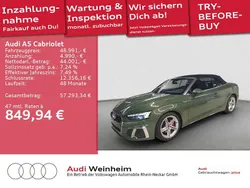 Distriktgrün metallic Gebraucht 2024 Audi A5 Cabriolet S-Line Cabrio | 48.991 € (Superpreis)