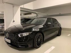 Schwarz Gebraucht 2019 Mercedes A180 AMG line Limousine | 20.950 € (Fairer Preis)