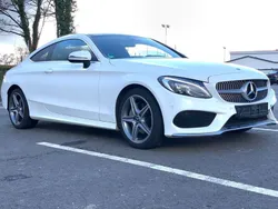 Weiß Gebraucht 2017 Mercedes C180 AMG line Coupé | 24.500 € (Etwas zu teuer)