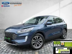 Chromablau metallic Gebraucht 2021 Ford Kuga Titanium SUV | 19.440 € (Guter Preis)