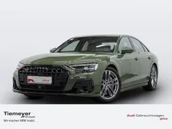 Distriktgrün metallic Gebraucht 2023 Audi A8 Ambiente Limousine | 76.180 € (Fairer Preis)