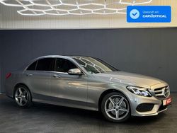 Silber Gebraucht 2015 Mercedes C220 AMG Limousine | 29.999 €