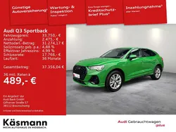 Smaragdgrün audi exclusive (metallic) Gebraucht 2022 Audi Q3 S-Line SUV | 33.750 € (Fairer Preis)