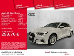 Weiß Gebraucht 2024 Audi A3 Sportback Advanced Plus Limousine | 31.930 € (Guter Preis)