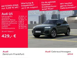 Distriktgrün metallic/distrikt Gebraucht 2022 Audi Q5 S-Line SUV | 39.850 € (Guter Preis)