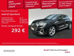 Schwarz Gebraucht 2024 Audi Q3 Sportback S-Line SUV | 41.950 € (Fairer Preis)