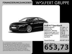 Mythosschwarz metallic Gebraucht 2021 Audi A7 S-Line Limousine | 41.980 € (Superpreis)