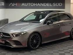 Mountaingrau met. Gebraucht 2019 Mercedes A250 AMG line Limousine | 28.999 € (Fairer Preis)