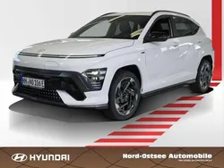 Atlas white Gebraucht 2025 Hyundai Kona N Line SUV | 36.490 € (Fairer Preis)