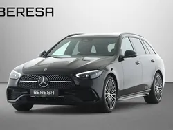 Metalliclack obsidianschwarz Gebraucht 2025 Mercedes C220 AMG Kombi | 67.900 €