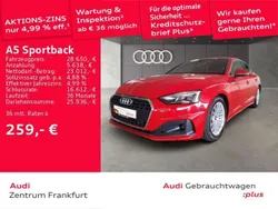 Tangorot metallic Gebraucht 2022 Audi A5 Coupé | 28.650 € (Superpreis)