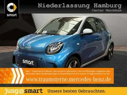 Karosserie in steel blue ( Gebraucht 2021 Smart ForFour Electric Drive Passion Limousine | 8.790 € (Fairer Preis)