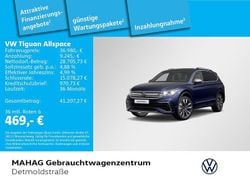 Atlantic blue metallic Gebraucht 2022 VW Tiguan Allspace R-line SUV | 36.980 € (Etwas zu teuer)