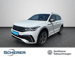 Pure white Gebraucht 2024 VW Tiguan Allspace R-line SUV | 41.400 € (Guter Preis)