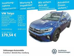 Reef blue metallic (metallic) Gebraucht 2025 VW Taigo R-line SUV | 25.480 € (Etwas zu teuer)