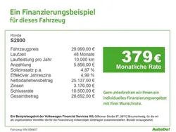 Silber Gebraucht 2000 Honda S 2000 S Cabrio | 29.999 € (Teuer)