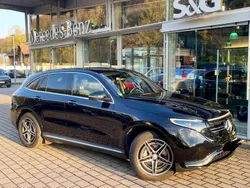 Schwarz Gebraucht 2022 Mercedes EQC400 AMG line SUV | 43.700 € (Etwas zu teuer)