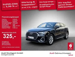 Mythosschwarz metallic Gebraucht 2024 Audi Q3 Sportback S-Line SUV | 35.920 € (Superpreis)