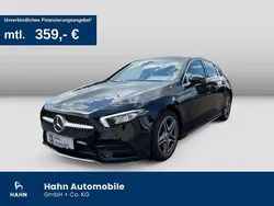 Schwarz Gebraucht 2022 Mercedes A180 AMG line Limousine | 25.930 € (Fairer Preis)