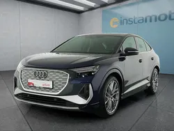 Blau Gebraucht 2022 Audi Q4 e-tron S-Line SUV | 39.399 € (Etwas zu teuer)
