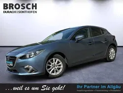 Turmallinblau metallic Gebraucht 2016 Mazda 3 Limousine | 12.777 € (Fairer Preis)