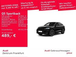 Schwarz Gebraucht 2023 Audi Q5 Sportback S-Line SUV | 44.850 € (Fairer Preis)