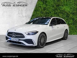 Unilack polarweiß Gebraucht 2024 Mercedes C220 AMG Kombi | 49.850 € (Teuer)