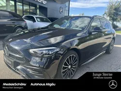 Lack obsidianschwarz (metallic) Gebraucht 2022 Mercedes C300e AMG Kombi | 34.869 € (Fairer Preis)