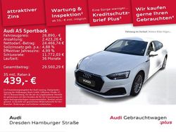 Ibisweiß Gebraucht 2021 Audi A5 Sportback Ambiente Kleinwagen | 26.890 € (Guter Preis)
