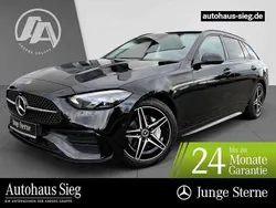 Obsidianschwarz Gebraucht 2023 Mercedes C200 AMG Kombi | 38.374 € (Fairer Preis)