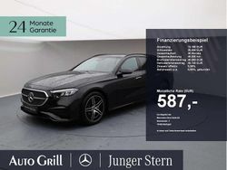 Obsidianschwarz metallic Gebraucht 2024 Mercedes E220 AMG Kombi | 46.860 € (Superpreis)