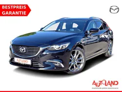 Schwarz Gebraucht 2016 Mazda 6 Sports-Line Kombi | 21.990 € (Teuer)